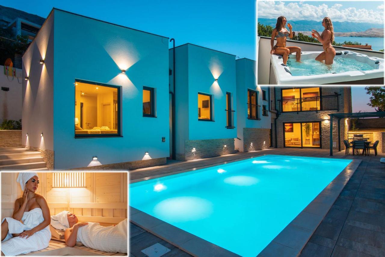 Perla Nera Heated Pool & Sauna Stan Trigraci Esterno foto